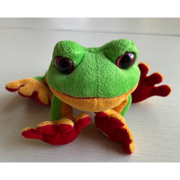 Ganz Webkinz Sparkly Tree‎ Frog Plush Stuffed Animal Green Orange No Code
EUC - Picture 2 of 9